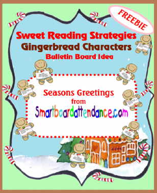 Sweet Reading Strategies Gingerbread Characters